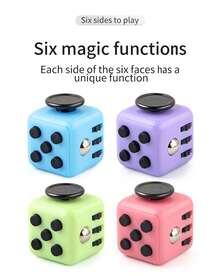 MINKOJA 1个六面减压玩具解压骰子指尖魔方减压玩具 - 彩色 - 查看 14
