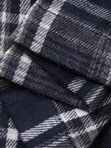 FRIFUL Women's Spring/Summer Plaid Waistband Contrast Lace Drawstring Loose Casual Versatile Pants - Multicolor - View 7