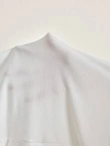 Ocili 2件套女士舒适棉质荷叶边长袖上衣和裤子睡衣套装，家居服 - 白色 - 查看 7