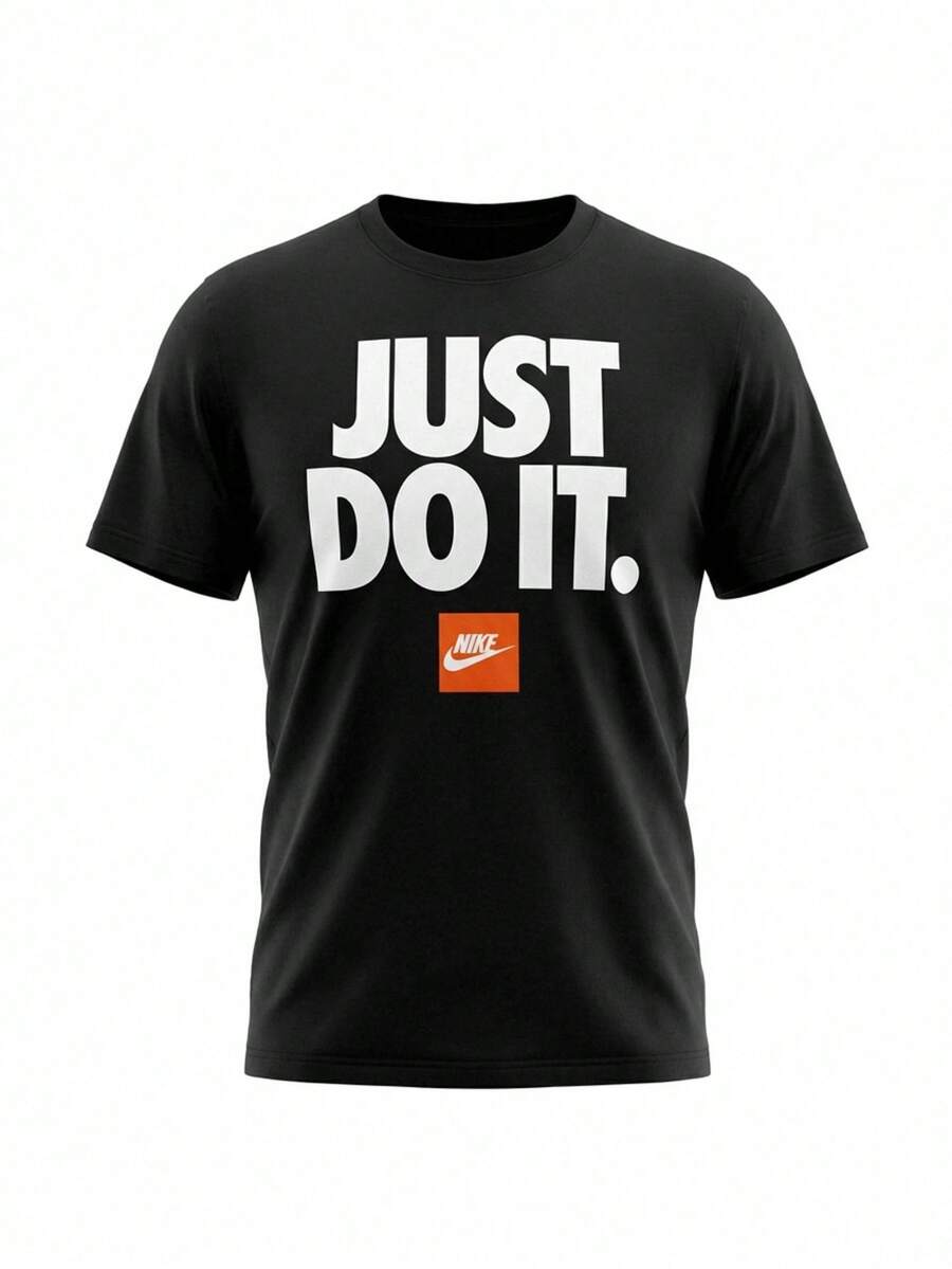 Nike Men's T-Shirt Black - Black - View 1