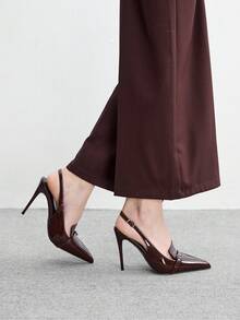 CUCCOO BIZCHIC Women Pumps Spring Shoes - Burgundy - View 3