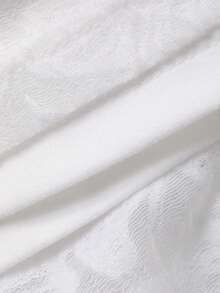 DAZY Đầm midi ren thanh lịch dành cho nữ, không tay, cổ tròn. - trắng - Xem 6