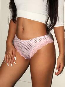 Lowkey Lull 3pcs Women's Cotton Low Waist Casual Y2K Easy Comfort Chic Autumn Panties - Multicolor - View 5