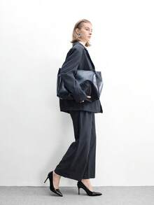 CUCCOO BIZCHIC 女鞋新款尖头细高跟黑色简约通勤日常购物女鞋高跟鞋女鞋 - 黑色 - 查看 6