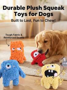 PETSIN Monster Plush Dog Toy With BB Sounds, Interactive Play For Dogs - Multicolor - View 8