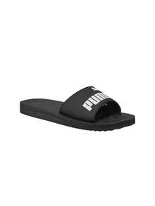 Puma Purecat Men Slide Sandal Black / White 360262-01 - Black/White - View 2