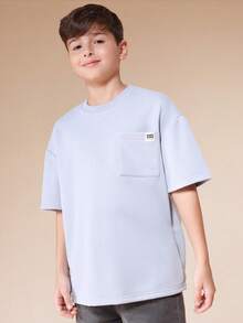 SUMWON Tween Boys T-Shirts - Blue - View 1