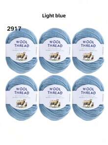 6 Sợi len lông cừu Merino Úc 300g 70% len Merino 30% sợi chống xù mềm mại thoải mái thoáng khí màu sắc rực rỡ dùng để đan áo len, áo vest, đồ thủ công mỹ nghệ, đồ dùng thủ công DIY - gói 6 quả bóng - Xem 43