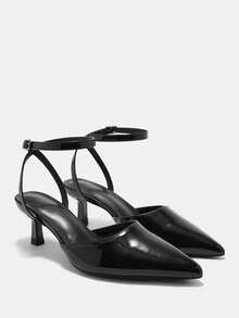 CUCCOO CURVES 女士宽楦高跟鞋 - 靜夜黑色 - 查看 7