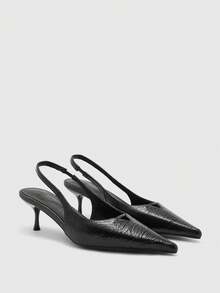 CUCCOO BIZCHIC Ladies Elegant Fashion High Heel Shoes - Black - View 7