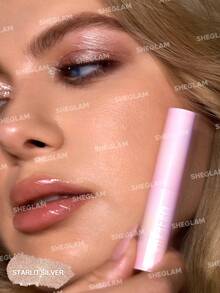 SHEGLAM Crystal Jelly Glaze Stick-Starlit Silvermulti-Use Single Eyeshadow Stick Glitter Shimmer Long-Lasting High Pigment Brand Beauty Makeup Face Paint Cosmetic For Women Girls Perfect For Winter Spring Ideal For Y2K Fancy Fashion Suitable For Birthday Valentine'S Day Gift Rave Party Ready Best Color - Starlit Silver - View 5