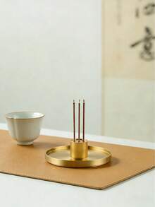 Haus Hana 青铜空心香炉，家居香氛扩散器，多种造型设计，如葫芦形、水滴形、六角五孔形、九孔形等，适用于直径小于3毫米的香棒，可水平、垂直、斜向插入。纯铜材质，防锈耐用，可反复使用。高品质家居香氛工具，有助于放松、冥想、瑜伽和缓解压力。适合作为新年礼物、节日礼物、装饰品、办公桌摆件以及家居用品。 - 多色 - 查看 8