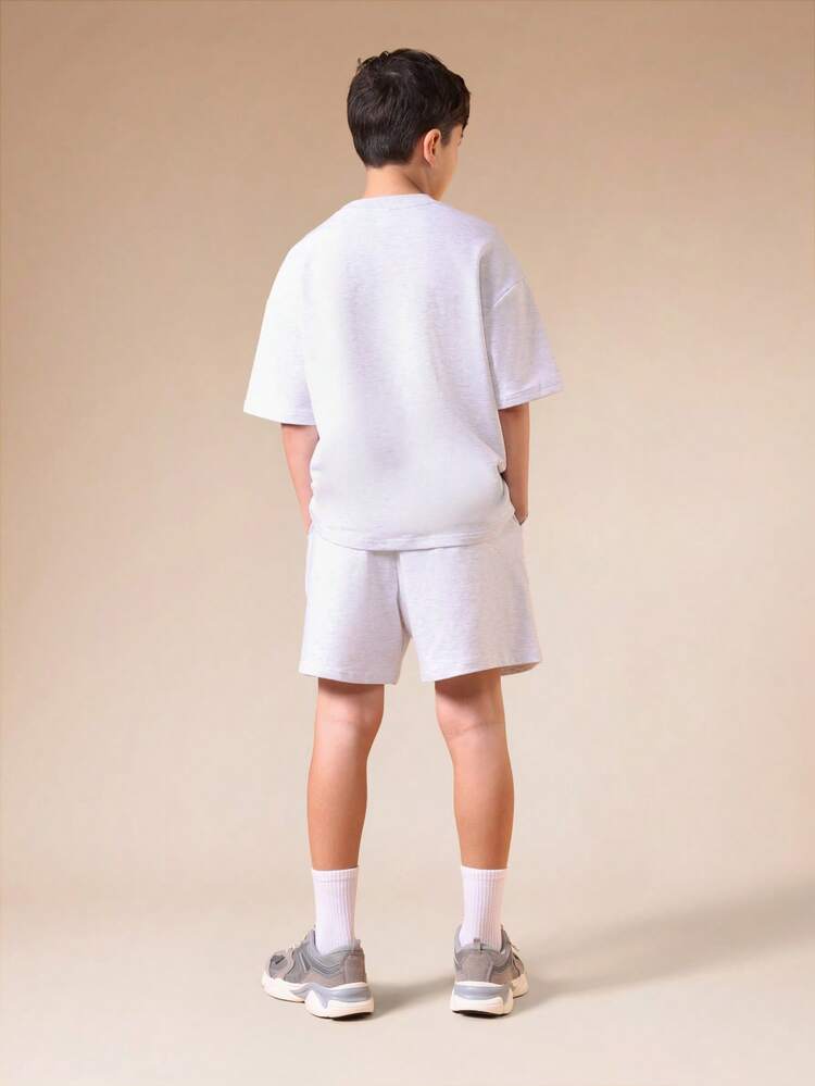 Oversized T-Shirt And Shorts Set
