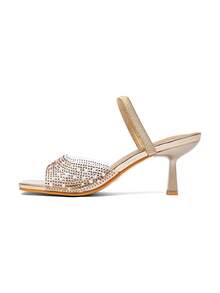 CUCCOO SZL Women Heeled Sandals Spring Shoes - Golden. - View 5