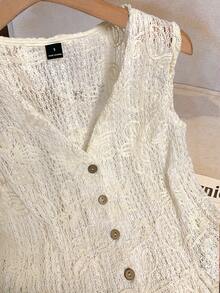 GlowEve A Casual And Sexy Summer Vest For Women - Apricot - View 6