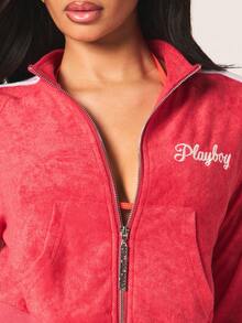 Missguided x Playboy Women Sweatshirts - Red - View 5