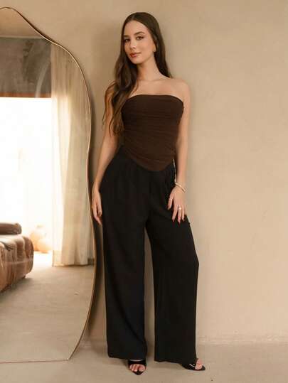 Duda Rubert 夏季白色抹胸紧身胸衣上衣、乡村音乐会服装上衣、音乐会女装、波西米亚风女装