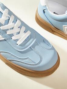 CUCCOO EASI Women's Round Toe Casual Versatile Sneakers - Sky Blue - View 4