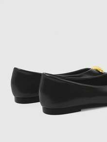 Sleekvia Zapatos casuales de viaje diarios con diseño de hebilla para mujer - Negro - Ver 9