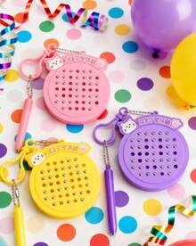 MINKOJA 1-Pack Viral Mini Fidget Toy - Magnetic Ball Drawing Pad Keychain Accessory - Multicolor - View 8