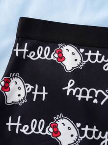 HELLO KITTY AND FRIENDS | SHEIN Women's Cartoon Print Casual Briefs - Black - View 5