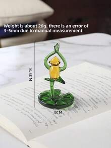 MINKOJA 1pc, Handmade Crystal Frog Statue | Cute Green Frog Ornament, Suitable For Holiday And Table Decoration, Home Decoration, Valentine's Day, St. Patrick's Day, Easter, Party Gift,Easter,Easter Gift,Miniature Things, - Multicolor - View 14