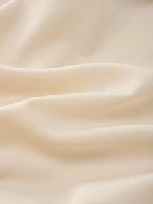 GlowEve Vestido midi de manga corta de bloque de color con decoración de hebilla metálica, volantes, cintura ceñida y línea A, elegante para uso diario, vacaciones, oficina, citas, estilo francés retro y versátil, en color albaricoque y marrón con bordado de bloque de color - Multicolor - Ver 3