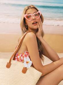 Swim Mod 3 chiếc kẹp tóc hoa Hawaii, kẹp tóc hoa dâm bụt nhiệt đới nhân tạo dành cho nữ, thích hợp cho bãi biển, tiệc tùng, phong cách Boho, thời trang, thanh lịch, tối giản, màu trơn, thích hợp cho hàng ngày, thường ngày, tiệc tùng, đi làm, kỳ nghỉ, búi tóc, buộc tóc đuôi ngựa, rửa mặt, trang điểm, phụ kiện quần áo, kẹp tóc, ghim tóc, phụ kiện tóc - Nhiều màu - Xem 4