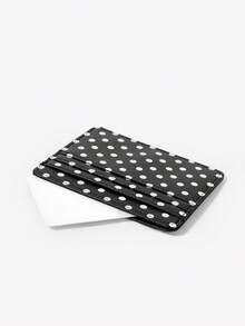 Viva Strut 1 PC Black Background White Polka Dot Multi-Card Card Clip, Retro Polka Dot Light And Thin Card Bag, Small And Large Capacity! Polka Dot Multi-Card Card Bag - Black and White - View 5