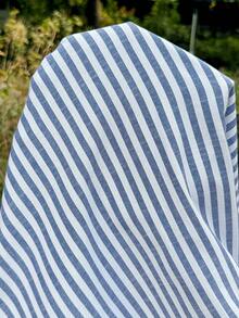 SHEIN 3pcs Maternity Striped Ruched Bandeau Top, Shorts And Long Sleeve Cardigan Set, Casual Daily Wear - Multicolor - View 6