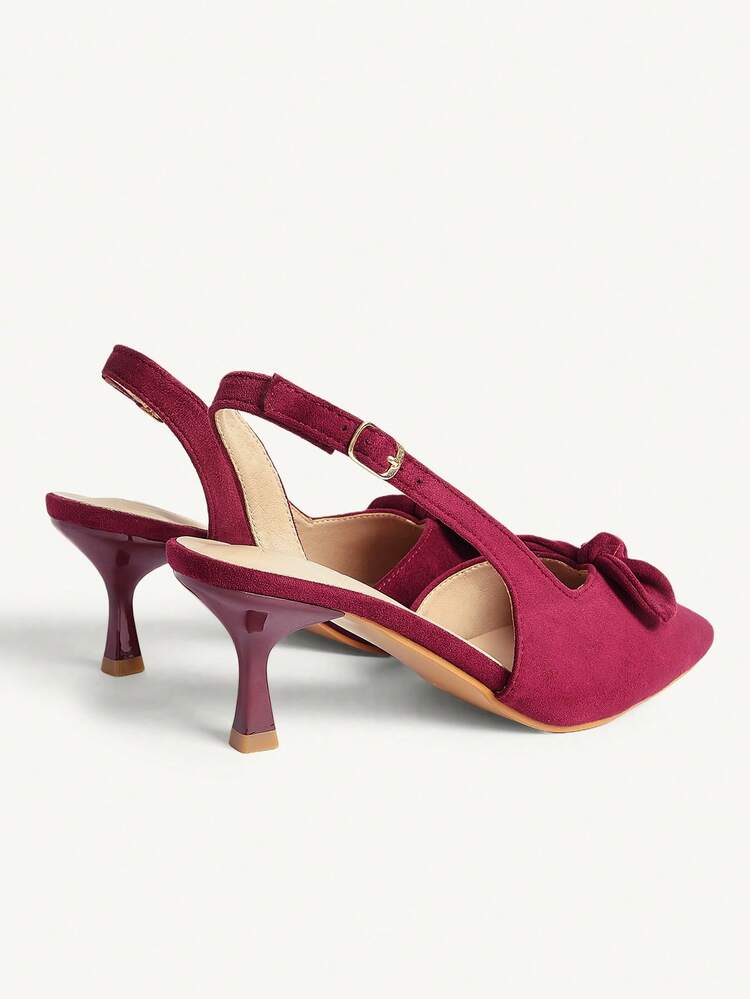 CUCCOO CHICEST Women Shoes Classic Simple Women's High Heels Shoes Bow Decorative Elegant Elegant And Comfortable Versatile High Heels Summer Shoes Wedding Shoes Bride Shoes