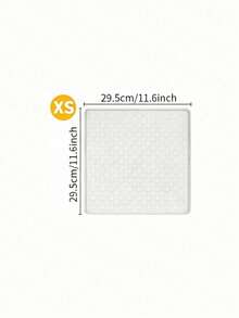 Silicone Many Paw Prints Pet Placemat - White - View 6