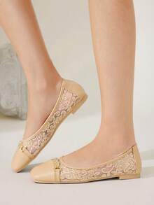 CUCCOO CHICEST Zapatos planos para mujer - Albaricoque - Ver 8