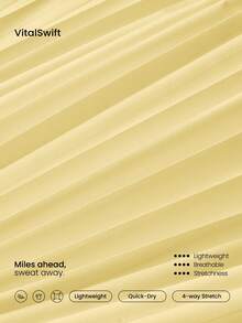 GLOWMODE Swing And Shine 轻盈吸汗速干 UPF 50+ 防晒除臭内置短裤侧袋褶裥网球裙 高尔夫匹克球日常休闲装 - French Vanilla - 查看 5