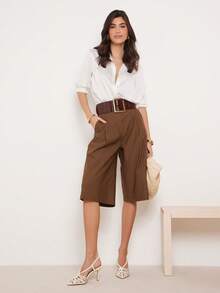 SHUZIA Women's Elegant Stylish Point Toe Crisscross Stiletto Pumps - Beige - View 4