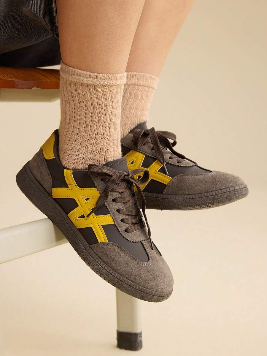 CUCCOO EASI 女士休闲运动鞋 - 黃咖色 - 查看 1