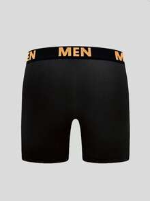 Manfinity Underwear&Sleepwear Basics 7件套男士字母腰带休闲平角内裤 - 彩色 - 查看 2