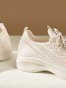 CUCCOO EASI Women Casual Shoes - Beige - View 4