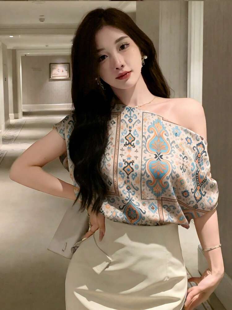 Women's Floral Print Design Shirt, New Arrival Spring/Summer