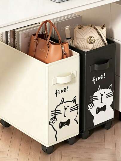 1PC Under Desk Rolling Storage Cart Mobile Office Organizer Essential Home Office Workspace Organization Multipurpose Gift Idea Mothers Day Fathers Day Thanksgiving