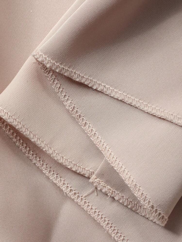 Women's Elegant Party Solid Color Cape Sleeve Blouse