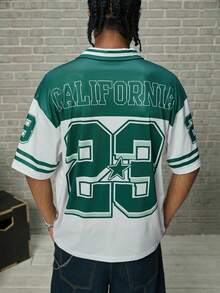 GALLERY FADE Men's Printed Polo Shirt, Fashionable And Versatile For Everyday Wear - Multicolor - View 5