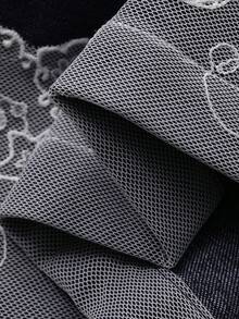 DAZY Women's Korean Style Ruffle Trim Denim Effect Shirt And Elongated Pants 2 Pieces Set - Blue - View 9