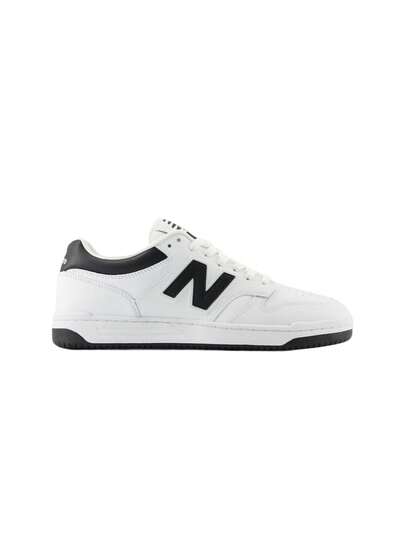 New Balance BB480 Low Men Casual Athletic Shoes White / Black BB480