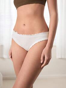 Ocili Women's Sexy White Lace Panties - White - View 6
