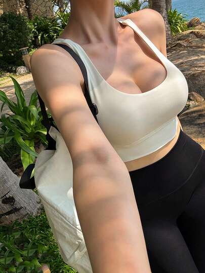 DAZY 女士露背吊带背心，夏季无袖吊带背心，适合度假穿着