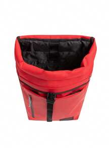 Up Roll Unisex Roll-Top Backpack Tarp Red - Tarp Red - View 2