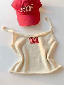 Muchica 女士夏季度假休闲针织吊带衫 - 彩色 - 查看 3