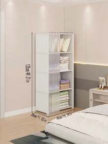 1 kệ sách đứng độc lập, giá đựng đồ nhiều tầng, kệ hẹp cho phòng khách, quà tặng Halloween & Giáng sinh. - Nhiều màu - Xem 10