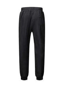 Manfinity Acti Log Men's Drawstring Waist Casual Versatile Daily & Sports Pants - Black - View 2